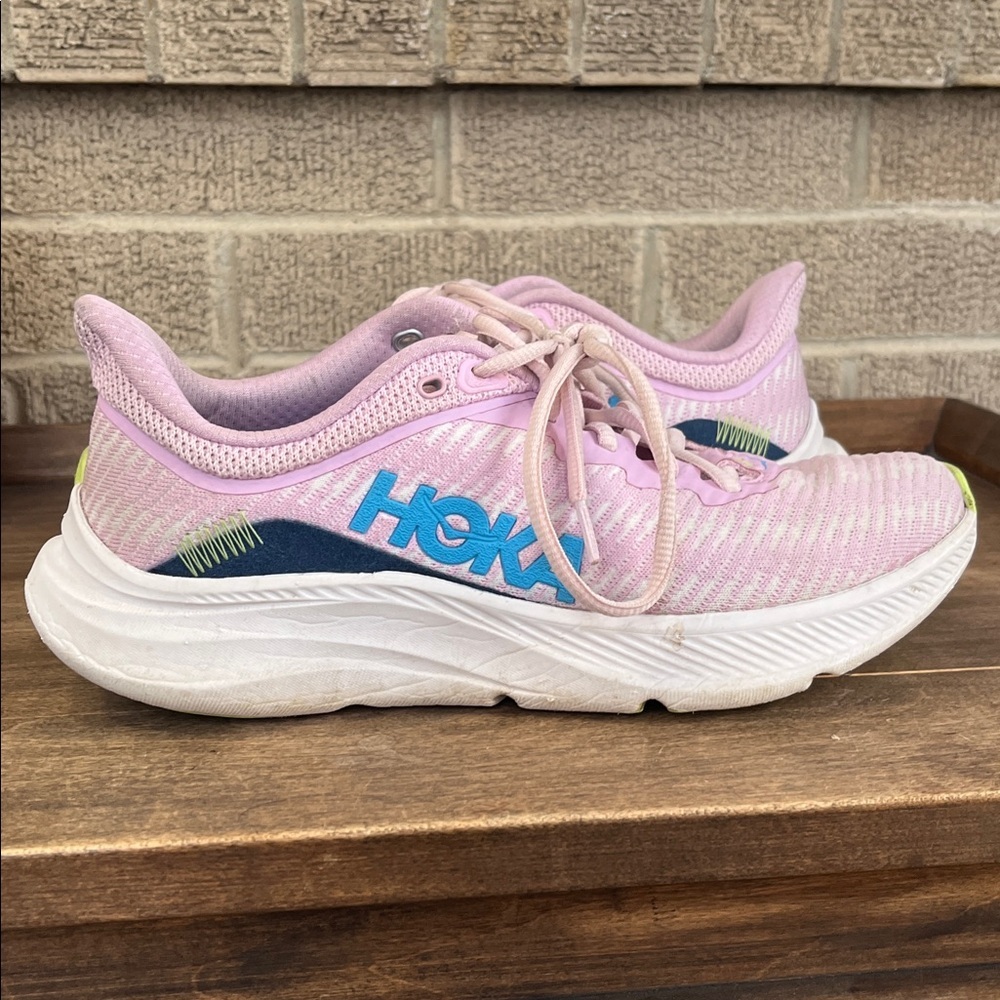 HOKA Solimar Women’s Running Shoes Pink, Size 8 - Picture 2 of 12